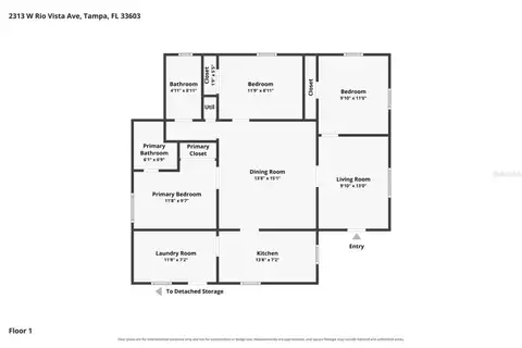 2313 W RIO VISTA AVE — home for sale